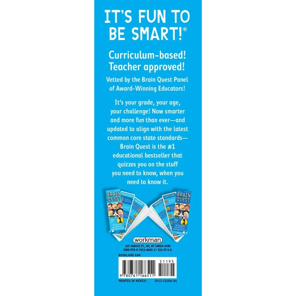 BRAIN QUEST • Grade 1 Kids Quiz Game Age 6-7